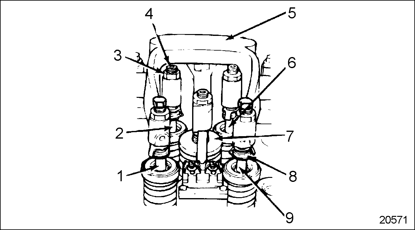 Valve and Fuel Injector Rocker Arm Assembly Components